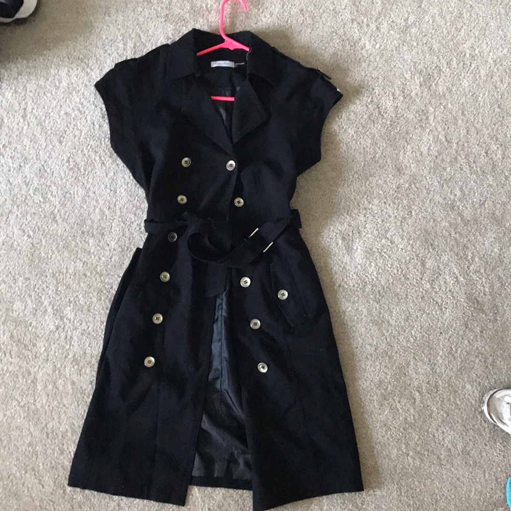 Calvin Klein tuxedo / jacket button up dress